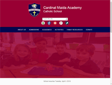 Tablet Screenshot of cardinalmaidaacademy.org